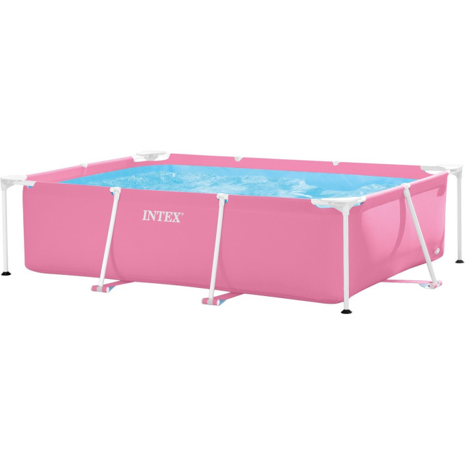 Каркасный бассейн INTEX PINK METAL FRAME 220х150х60 см, 1662 л 28266